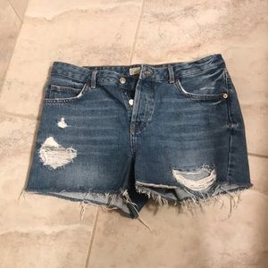 Topshop Moto Ashley denim shorts
